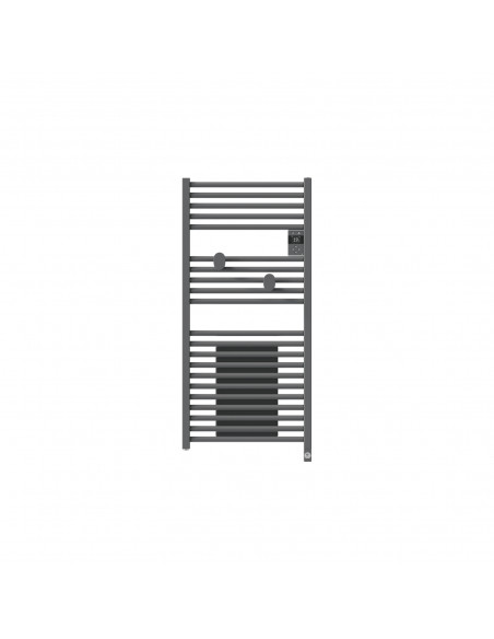 RADIATEUR SÈCHE-SERVIETTES CONNECTÉ RIVA 5 AVEC SOUFFLERIE 1500W GRIS MENHIR THERMOR 471638