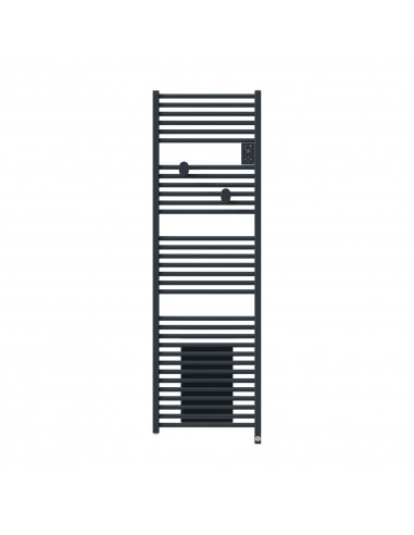 RADIATEUR SÈCHE-SERVIETTES CONNECTÉ RIVA 5 AVEC SOUFFLERIE 1750W GRIS ARDOISE THERMOR 471639