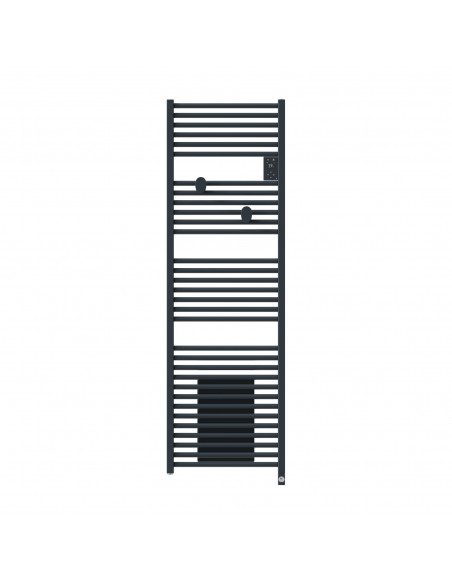 RADIATEUR SÈCHE-SERVIETTES CONNECTÉ RIVA 5 AVEC SOUFFLERIE 1750W GRIS ARDOISE THERMOR 471639
