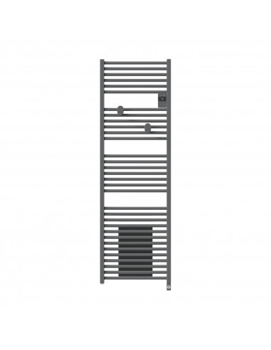 RADIATEUR SÈCHE-SERVIETTES CONNECTÉ RIVA 5 AVEC SOUFFLERIE 1750W GRIS MENHIR THERMOR 471641