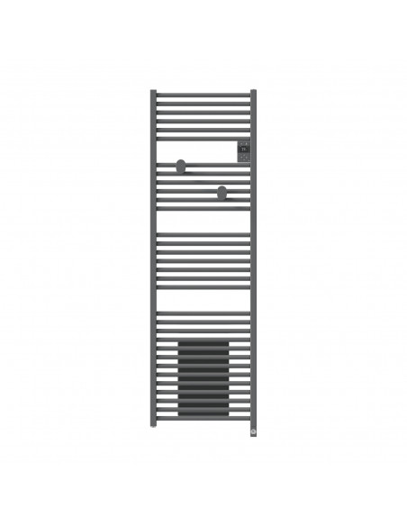 RADIATEUR SÈCHE-SERVIETTES CONNECTÉ RIVA 5 AVEC SOUFFLERIE 1750W GRIS MENHIR THERMOR 471641