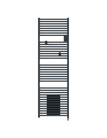 RADIATEUR SÈCHE-SERVIETTES CONNECTÉ RIVA 5 AVEC SOUFFLERIE 2000W GRIS ARDOISE THERMOR 471642