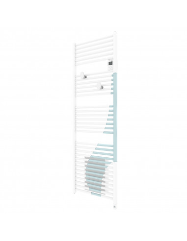 RADIATEUR SÈCHE-SERVIETTES CONNECTÉ RIVA 5 ETROIT AVEC SOUFFLERIE 1300W BLANC THERMOR 471645