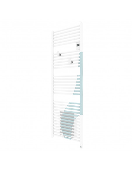 RADIATEUR SÈCHE-SERVIETTES CONNECTÉ RIVA 5 ETROIT 300W GRIS ARDOISE THERMOR 471647