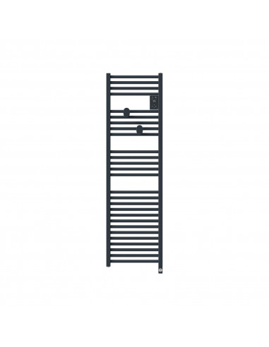 RADIATEUR SÈCHE-SERVIETTES CONNECTÉ RIVA 5 ETROIT 500W GRIS ARDOISE THERMOR 471652