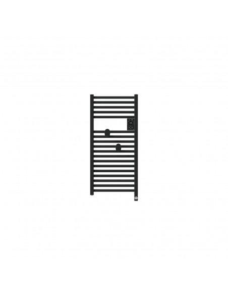 RADIATEUR SÈCHE-SERVIETTES CONNECTÉ RIVA 5 ETROIT 300W NOIR CARBONE THERMOR 471655