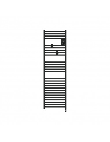 RADIATEUR SÈCHE-SERVIETTES CONNECTÉ RIVA 5 ETROIT 500W NOIR CARBONE THERMOR 471656