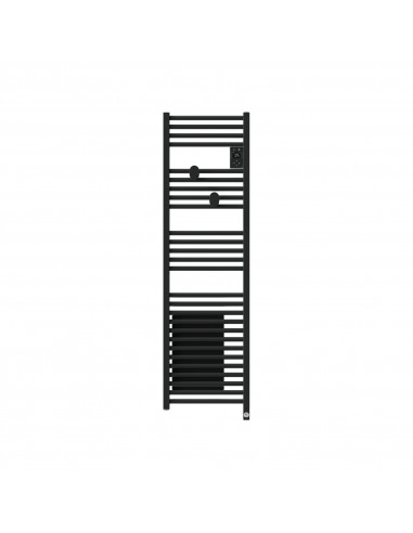 RADIATEUR SÈCHE-SERVIETTES CONNECTÉ RIVA 5 ETROIT AVEC SOUFFLERIE 1500W CARBONE THERMOR 471658
