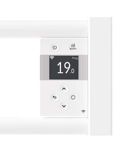 RADIATEUR SÈCHE-SERVIETTES CONNECTÉ RIVA 5 ETROIT 300W BLANC BRILLANT THERMOR 471659