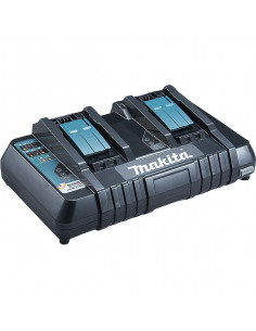 Chargeur rapide 2 batteries Makstar Li-Ion 14,4 à 18V DC18RD MAKITA 196933-6