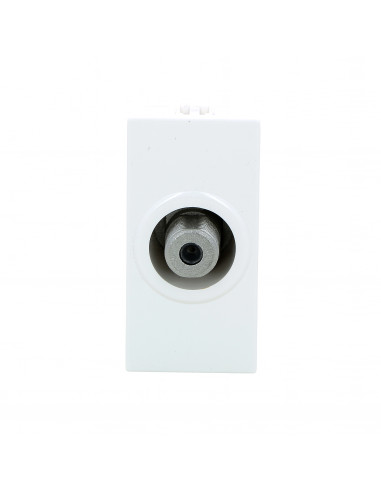 Prise télévision type F Mosaic 1 module blanc LEGRAND 078790