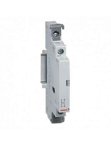 Auxiliaire de signalisation pour télérupteurs et contacteurs 1 module 16A à 25A contact O+F 5A 250V 0,5 module LEGRAND 412429