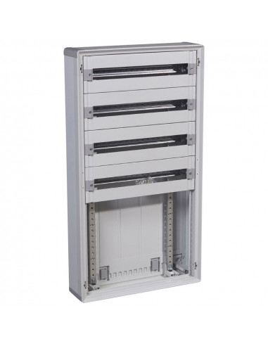 Coffret distribution isolant XL³160 tout modulaire avec espace dédié pour kit de branchement 4 rangées LEGRAND 401816