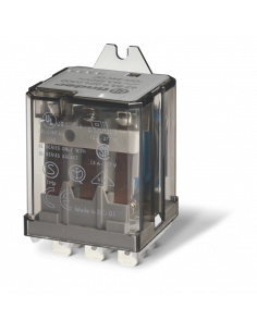 Relais de puissance 3NO 16A 230V AC interval contact ? 3mm Faston 250 AgSnO2 104232 FINDER 628382304300