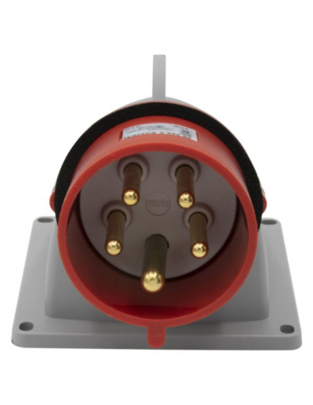 Fiche inclinée saillie P17 IP44 32A de 380V à 415V 3P+N+T LEGRAND 058289