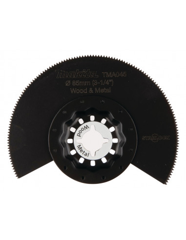 Lame segment BIM à moyeu déporté Bois et Métal TMA045 85mm Bois/Métal MAKITA B-64799