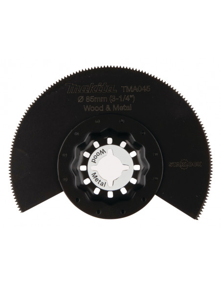 Lame segment BIM à moyeu déporté Bois et Métal TMA045 85mm Bois/Métal MAKITA B-64799