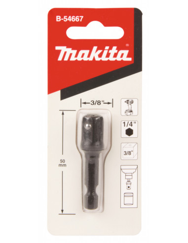 Adaptateurs 1/4'' pour douilles MAKITA B-54667