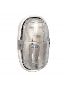 Hublot ovale étanche pour environnements sévères avec diffuseur verre incolore et culot E27 LEGRAND 060477