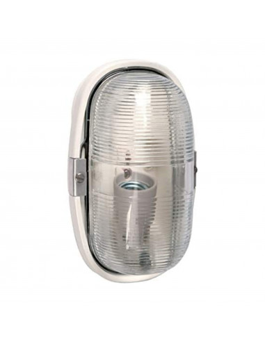 Hublot ovale étanche pour environnements sévères avec diffuseur verre incolore et culot E27 LEGRAND 060477