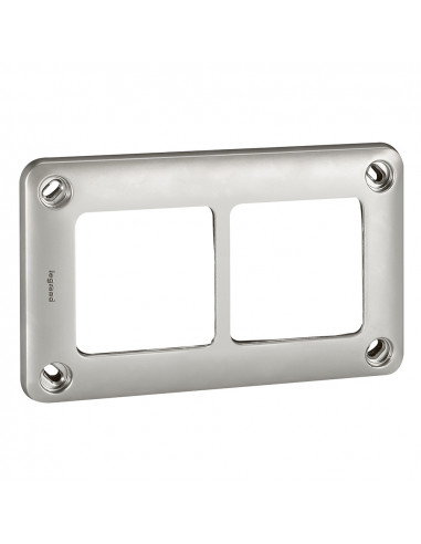 Plaque 2 postes Soliroc IK10 LEGRAND 077852