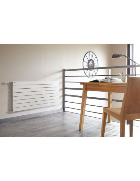 Radiateur eau chaude Fassane horizontal double Blanc RAL 9016 1144W horizontal 518 mm L 1200 mm Acova VXD-051-120