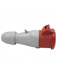 Prise mobile P17 IP44 32A de 380V à 415V 3P+T LEGRAND 555218 2
