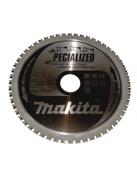 Lame carbure ''Specialized'' Tôle mince (longue durée de vie) pour scies circulaires à métaux 185/30/56 ACIER MAKITA B-33738