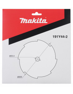 Lame 8 dents D.200mm alésage D.25,4mm MAKITA 191Y44-2 2