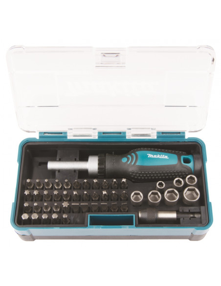 Coffret Tournevis à cliquet avec 46 Accessoires MAKITA B-36170