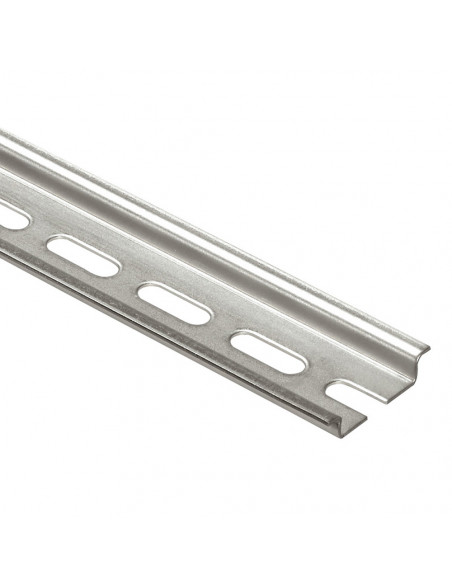 Rail DIN symétrique avec oblongs à couper profondeur 7,5mm longueur 2m LEGRAND 047722