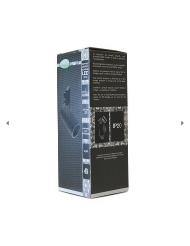 Support Spot Focus pour rail GU10 IP20 Noir MIIDEX VISION-EL 8371