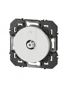 PRISE TV TYPE F BLINDEE BLANC DOOXIE LEGRAND 600350 2