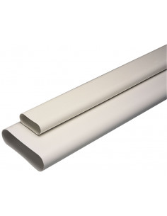 Barre Minigaine blanc 3 m équivalent D125 (60x200) ALDES 11023971