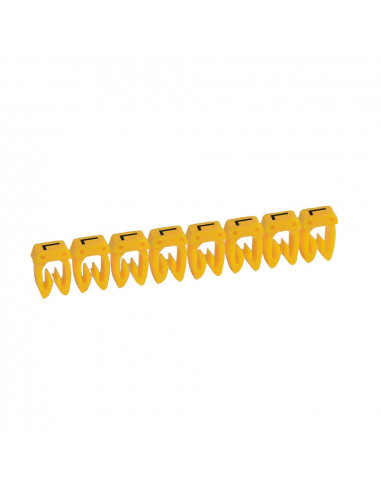 300 Repères CAB 3 pour filerie 1,5mm² à 2,5mm² avec lettre majuscule L LEGRAND 038341