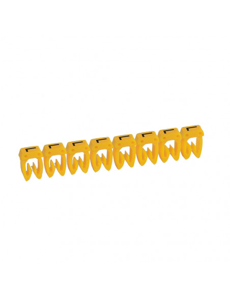 300 Repères CAB 3 pour filerie 1,5mm² à 2,5mm² avec lettre majuscule L LEGRAND 038341