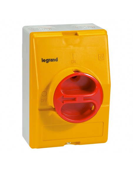 Interrupteur-sectionneur rotatif complet de proximité tripolaire 20A LEGRAND 022172