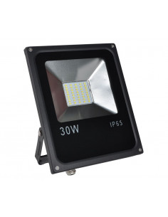 Projecteur Slim 30W 2400lm Blanc chaud 3200°K idWatt IDFL30BCS