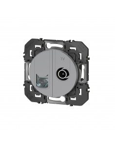 PRISE TV ET RJ45 CAT6 STP ALUMINIUM DOOXIE LEGRAND 600452 2