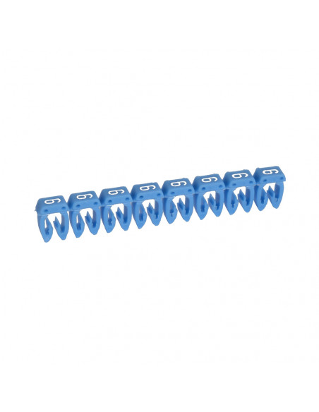 800 Repères CAB 3 pour filerie 4mm² à 6mm² avec chiffre 6 bleu LEGRAND 038236