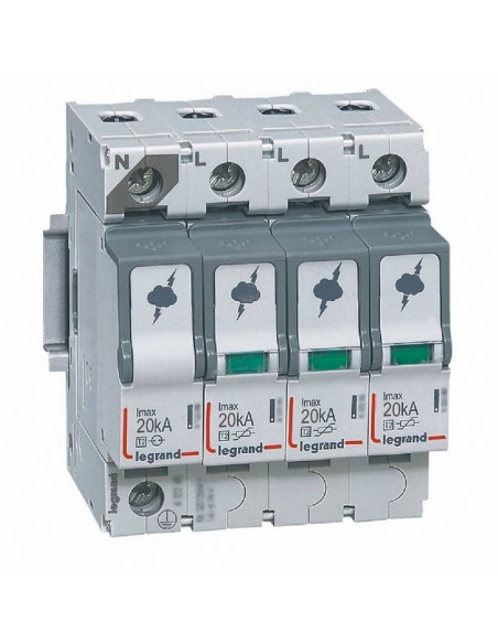 PARAFOUDRE T2 20KA 3P N NG LEGRAND 412225