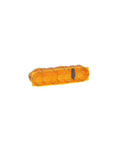Boîte multiposte Batibox cloisons sèches 4 postes 8 à 10 modules profondeur 50mm LEGRAND 080054