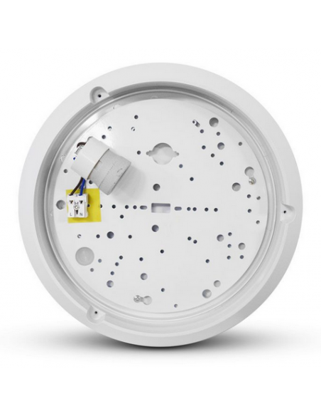 RONDO E27 Hublot Led 240V 12 Watts max Diam.300mm Blanc IP65 MIIDEX VISION-EL 778604