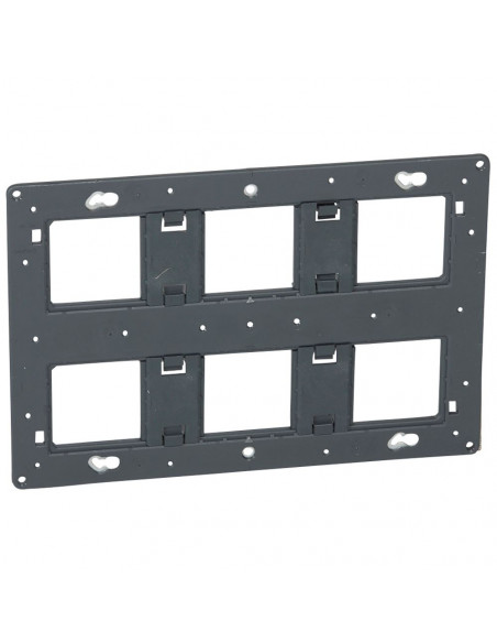 Support grand format Batibox Céliane/Mosaic 2x3 postes 2x6/8 modules LEGRAND 080266