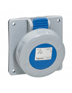 Prise Tableau à entraxes unifiés P17 IP66/67 32A de 200V à 250V 2P+T LEGRAND 555484 2