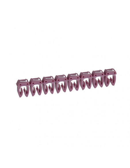 1200 Repères CAB 3 pour filerie 1,5mm² à 2,5mm² avec chiffre 7 violet LEGRAND 038227