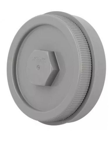 Tampon de visite avec bouchon PVC mâle-femelle diamètre 160mm NICOLL FZ