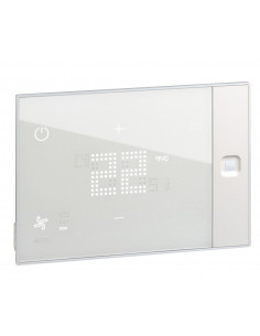 Thermostat tactile Ux One 230V chauffage et climatisation hôtel encastré blanc LEGRAND 048902 2
