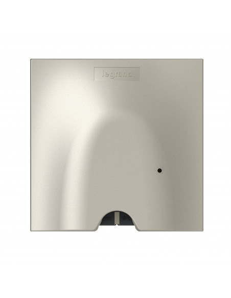 Sortie de câble connectée compatible fil pilote 3000W -titane LEGRAND 064882