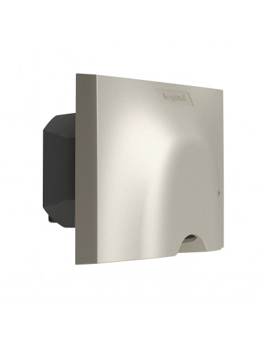 Sortie de câble connectée compatible fil pilote 3000W -titane LEGRAND 064882